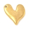 304 Stainless Steel Heart Pendants, 18x17x3mm, Hole: 1.4mm