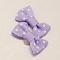 Handmade Woven Costume Accessories, Dot Bowknot & Hair Bows, Lilac, 28x14x5mm