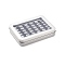 Zinc Alloy Leather Carving Stamping Tool Sets, Number and Initial Letter Shape Pressing Punch for DIY Craft, with Aluminium Box, Platinum, 1~11.8x0.8~8.8x0.85~2.2cm, Hole: 4.7mm