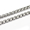 Tarnish Resistant 304 Stainless Steel Box Chains, Unwelded, Stainless Steel Color, 2.8x5mm