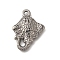 Anti-Tarnish 304 Stainless Steel Pendants, Stingray Charm, Stainless Steel Color, 20.5x15.5x2mm, Hole: 1.5mm