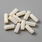 Acrylic Beads, Tube, Imitation Gemstone, Column, Old Lace, 20x8mm, Hole: 2mm