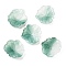 Glass Beads, Lotus Petal, Dark Cyan, 24.5x24x6.5mm, Hole: 1.2mm