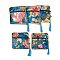 Chinese Style Floral Cloth Jewelry Storage Zipper Pouches, Square Jewelry Gift Case with Tassel, for Bracelets, Earrings, Rings, Random Pattern, Steel Blue, 11.5x11.5x0.7cm