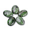 Natural Ripple Jasper Cabochons, Oval, Dyed, 25x18x7~8mm