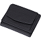 Cowhide Leather Wallets, Rectangle, Black, 20.3x9.8x0.9cm