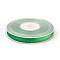 Polyester Grosgrain Ribbon, Lime Green, 3/8 inch(9mm), 100yards/roll(91.44m/roll)