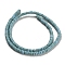 Natural Turquoise Beads Strands, Rondelle, 4.5x2mm, Hole: 0.5mm, about 185pcs/strand, 15.43''(39.2cm)