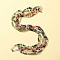 5 Strands 5 Colors Electroplate Glass Beads Strands, Faceted, Rondelle, Mixed Color, 5.5~6x5mm, Hole: 1mm, about 90~92pcs/strand, 16.54 inch~16.93 inch(42~43cm), 1 Strand/color