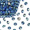 Preciosa® MAXIMA Crystal Round Stones, Czech Crystal, Aluminium Layer, Round(431 11 615 Chaton), 00030 296 Bermuda Blue, SS39(8.15~8.4mm)