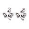 Tarnish Resistant 304 Stainless Steel Pendants, Manual Polishing, Dragonfly, Stainless Steel Color, 16x18.5x3mm, Hole: 6x2.5mm