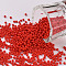 11/0 Grade A Round Glass Seed Beads, Baking Paint, Salmon, 2.3x1.5mm, Hole: 1mm, about 48500pcs/pound