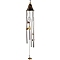 Alloy Wind Chime, with Metal Tube, for Outdoor Garden Home Hanging Decoration, Fish, 600mm