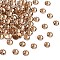 Preciosa® MAXIMA Crystal No Hotfix Flatback Stones, Czech Crystal, Dura Foiling, Round(438 11 615 Chaton Rose), 10330 Lt.Col.Topaz, SS6(1.9~2.1mm)