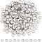 UNICRAFTALE 300Pcs Flower Bead Caps 304 Stainless Steel Bead Caps 6mm Diameter Bead Cone Metal Flower End Caps for DIY Jewelry Making 6x1mm, Hole 1mm Stainless Steel Color