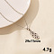 304 Stainless Steel Knot Pendant Necklaces, Cable Chain Necklaces