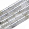 Natural Labradorite Beads Strands, Column, 3.5~4x2mm, Hole: 0.7mm, about 100pcs/strand, 15.35 inch(39cm)