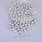 Round Silicone Focal Beads, Gray, 15mm, Hole: 2mm