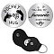 201 Stainless Steel Commemorative Coins, Pocket Hug Coin, Inspirational Quote Coin, Decision Maker, Flat Round, Stainless Steel Color, with PU Leather Guitar Clip, Heart, 30x2mm
