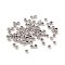 Non-Tarnish 304 Stainless Steel Spacer Beads, Rondelle, Stainless Steel Color, 1.5x1mm, Hole: 0.8~1mm