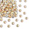 Preciosa® MAXIMA Crystal No Hotfix Flatback Stones, Czech Crystal, Dura Foiling, Round(438 11 615 Chaton Rose), 10020 200 Light Topaz AB, SS10(2.7~2.9mm)