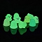 Luminous Resin Display Decorations, Glow in the Dark, Ghost, Mixed Color, 24x24.5x25.5mm