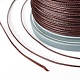 Вощеный шнур полиэстера YC-E002-0.8mm-B836-3