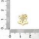 Латунные микро проложить кубического циркония подвески ZIRC-I356-15G-01-3