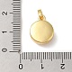 Стойка из латуни с подвесками из синтетического опала KK-S370-06G-01-3