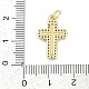 Латунные микропаве прозрачные подвески с фианитом KK-G522-51G-03-3