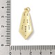 Латунные микро проложить кубического циркония подвески KK-U047-07G-04-3
