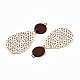 Подвески из кожи в форме капли FIND-N007-02B-01-2