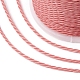 Круглый вощеный полиэфирный шнур YC-G006-01-1.0mm-28-3