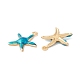 Подвески из латуни с эмалью в стойку KK-B053-30G-3