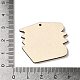 Подвески из дерева с цветной печатью WOOD-S062-02C-3