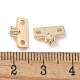 Латунные прозрачные распорные планки из кубического циркония ZIRC-F141-06LG-2