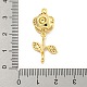 Латунные микропаве прозрачные подвески с фианитом KK-B096-03G-3