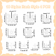 40 шт. 10 стиля: цветы DIY-WR0003-49-2