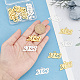 Подвески из сплава 20шт 2 цветов FIND-SC0004-10-3