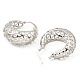 Серьги-кольца из латуни EJEW-I289-07P-2
