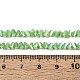 Гальванические непрозрачные стеклянные бусины GLAA-N022-4mm-16-2