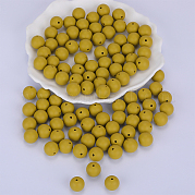 Круглые силиконовые фокусные бусины SI-JX0046A-71