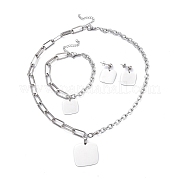 Некорневая нержавеющая сталь 304 SJEW-K153-62P