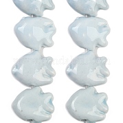 Фарфора ручной работы бисер нитей PORC-C007-01A