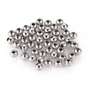 Круглые бусины из нержавеющей стали марки 304 A-STAS-R032-4mm