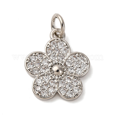 Латунные микро проложить кубического циркония подвески KK-I276-02P-1