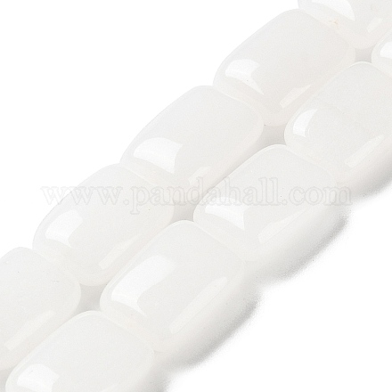 Бусины из натурального белого нефрита G-K357-D22-01-1