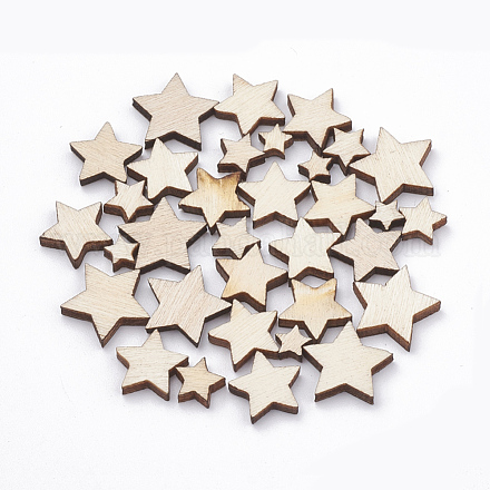 Неокрашенные натуральные деревянные бусины WOOD-N002-02-1