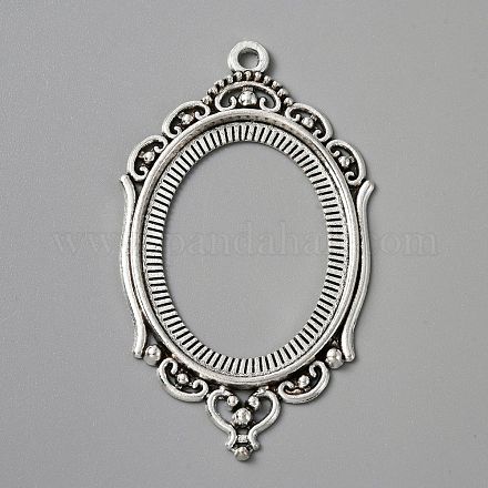 Цинк сеттингами подвески сплава кабошон FIND-WH050-70AS-1