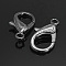 Zinc Alloy Lobster Claw Clasps, Gunmetal, 30x17x6mm, Hole: 3mm